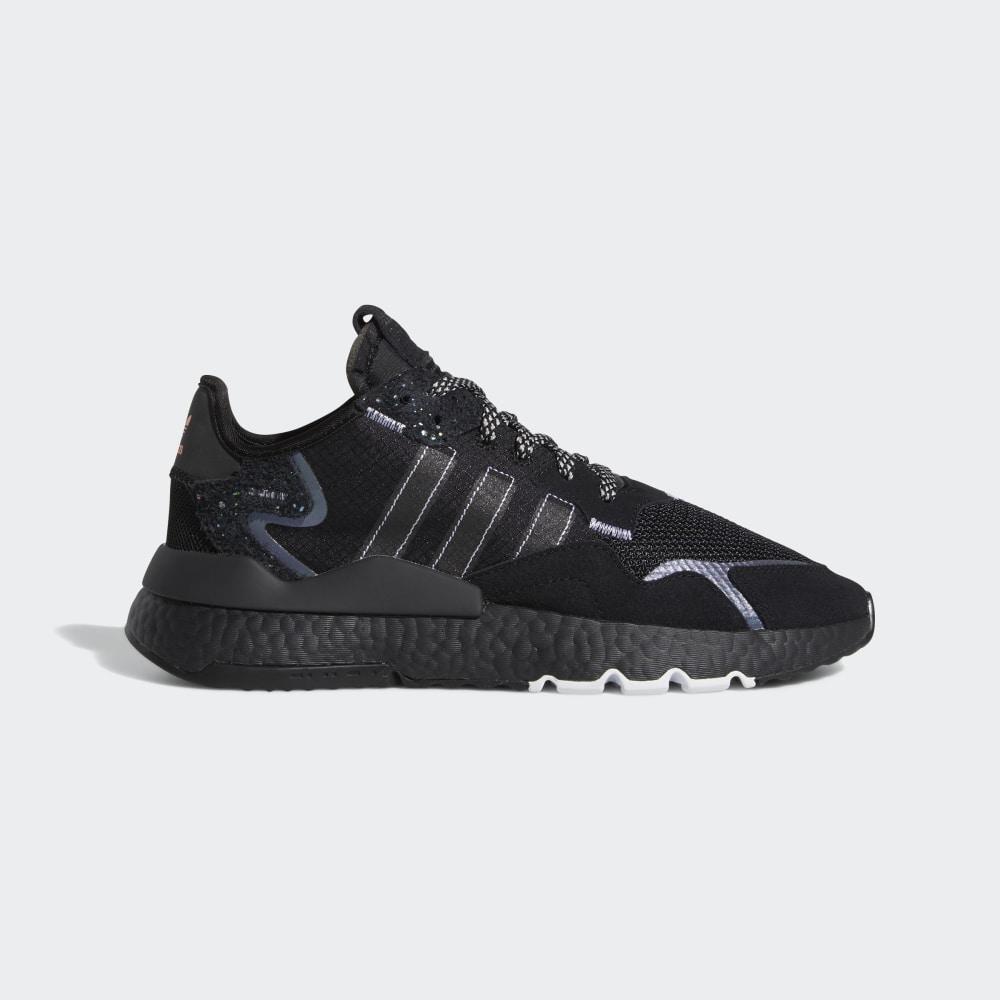 Originals Adidas Nite Jogger Barbati Romania - Negrii/Albi/Portocalii FV8027